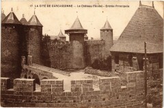 Carcassonne Le Chateau Feodal France à Carcassonne
