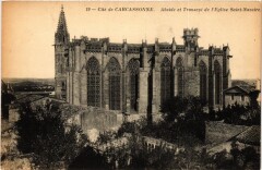 Carcassonne Abside et Transept de l'Eglise France à Carcassonne