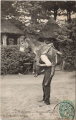 Carte postale ancienne Robinson - Chacun son tour
                                                                     au Plessis-Robinson
                                