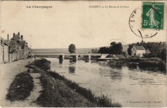 Damery - La Marne et le Pont à Damery