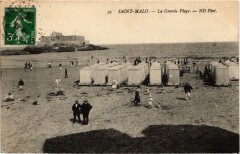 Saint Malo La Grande Plage France à Saint-Malo
