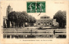 Nogent-sur-Seine - La Tour et la Halle à Nogent-sur-Seine