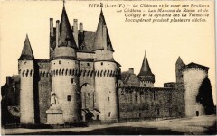 Vitre Le Chateau et la cour des Archives France