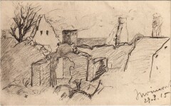 Juvincourt - Town Scene - Ruines