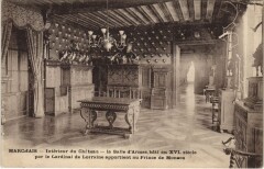Marchais - Interieur du Chateau - La Salle d'Armes à Marchais
