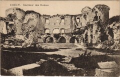 Coucy-le-Chateau - Interieur des Ruines