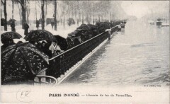 Versailles - Chemin de fer de Versailles - Paris inonde -
																					78000 Versailles
																			