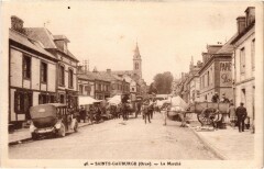 Sainte-Gauburge (Dep.61) Le Marché