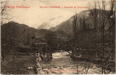 Ax-les-Thermes Passerelle Ariege à Ax-les-Thermes