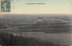 Vue Generale De Ballancourt - Cpa Toilee