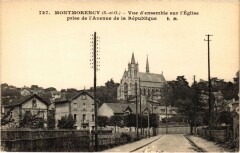 Montmorency - Vue d'ensemble sur l'Eglise à Montmorency