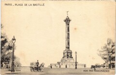Paris 11e Place de la Bastille transparent Hold To Light -
																					75011 Paris 11e
																			