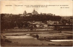 Provins vue generale à Provins