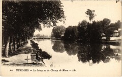 Nemours Le Loing vu du Champ de Mars à Nemours
