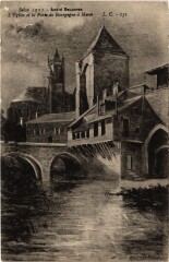 Moret sur Loing Eglise et la Porte de Bourgogne