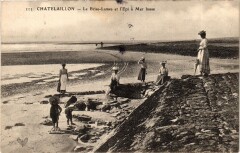 Chatelaillon - Le Brise-Lames et l'Epi - Mer basse