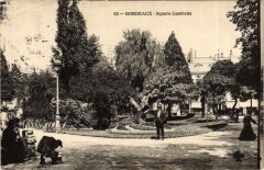 Gironde Bordeaux Square Gambetta jardin à Bordeaux