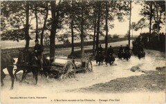 Militaire - L'Artillerie montée et les Obstacles - Passage -
													51 Marne
												