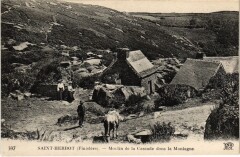 Saint-Herbot - Moulin de la Cascade dans la Montagne