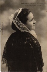 Costumes de Rennel et d'Ille-et-Vilaine - Jeune Fille - Folklore