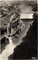 Barragede Genissiat - Vue aarienne