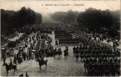Militaire - Revue du 14 Juillet - Dislocation