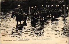 Militaire Exercices de Campagne - Passage d'une riviére -
													61 Orne
												