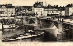 Compiegne - Vue du Pont sur la Route Solferino -
																					60200 Compiègne
																			