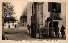 Militaire Lunéville - Entrée du Quartier Clarenthal à Lunéville