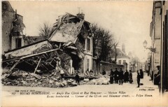 Militaire - Reims Bombardée - Angle Rue Clovis et Rue Hincmar -
																					51100 Reims
																			