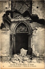 Militaire Reims - Incendie et Bombardement - Palais -
																					51100 Reims
																			