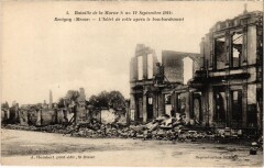 Militaire Revigny - L'Hotel de Ville aprés le bombardement