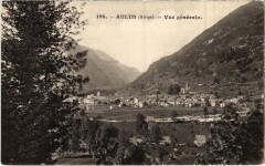 Aulus- vue generale France