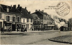 Montlhery Arrivee du tram Tram Vapeur