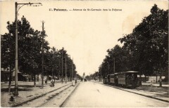 Puteaux Avenue de Saint-Germain vers la Defense Tram Vapeur à Puteaux