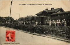 Gargan Arrivee d'un Train le Dimanche Tram Vapeur -
													93 Seine Saint Denis
												