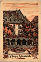 Carte postale ancienne Maternité - Cloître de l'ancienne Abbaye de Port-Royal
                                                                     à Paris 14e
                                