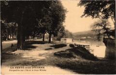 La Ferte sous Jouarre Perspective sur l'Ile et le bras Mireau à Jouarre