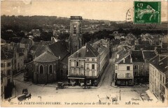 La Ferte sous Jouarre vue generale pris de l'Hotel de Ville à Jouarre