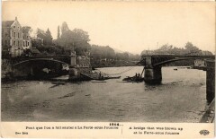 La Ferte sous Jouarre Pont que l'on a fait sauter à Jouarre
