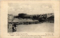 Lagny Le Pont de bateaux