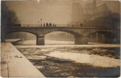 Paris 4e Notre-Dame en hiver carte photo à Paris 4e