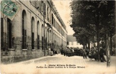 Paris 10e hopital militaire Saint-Martin Pavillon des Blesses à Paris 10e