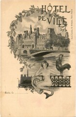 Paris Hotel de Ville Litho