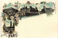 Souvenir de Paris Litho