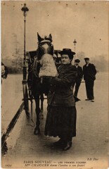 Paris Les femmes cocher Mme Charnier Transport