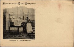 Association des Dames Françaises - Ascenseur de l'Hôpital d'Auteuil à Paris 16e