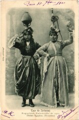 Paris Expo 1900 Type de Syriennes Theatre Egyptienne