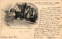 Souvenir du Combat Naval - Porte des Ternes (ancien Buffalo) - Un coup de roulis à bord de l'Iphigénie à Paris 17e