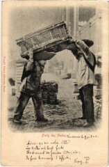 Carte postale ancienne Paris Petits Metiers Forts des Halles
                                